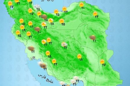 جوی آرام در اغلب نقاط کشور