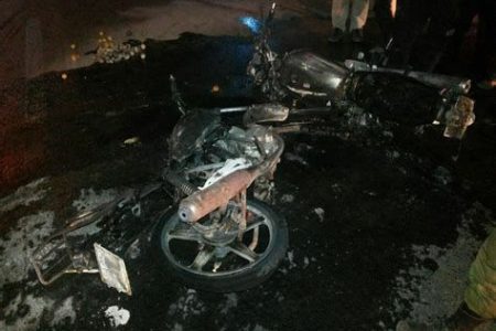 شدت تصادف راکب موتورسیکلت را به بستر مرگ کشاند