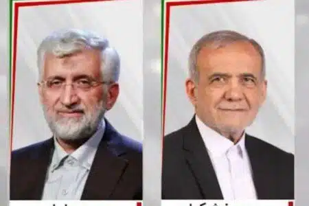 مسعود پزشكيان و سعيد جليلى به دور دوم انتخابات راه يافتند