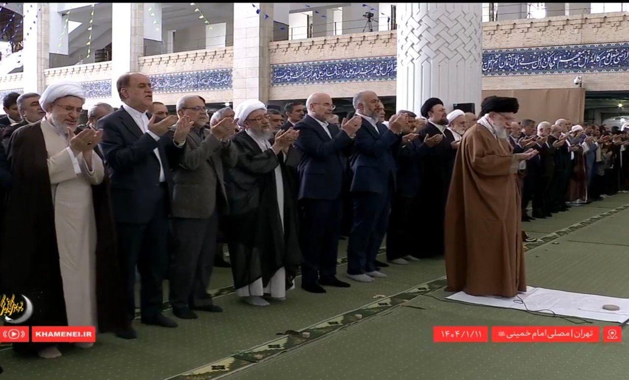 اقامه نماز عید سعید فطر به امامت رهبر معظم انقلاب