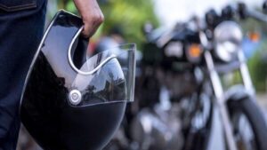 تصادف مرگبار راکب موتورسکیلت به علت نداشتن کلاه ایمنی