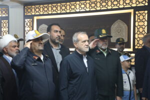 گزارش تصویری از حضور رئیس جمهور در ستاد پلیس راهور تهران بزرگ