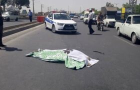 عبور غیر مجاز عابر پیاده از عرض بزرگراه حادثه مرگبار آفرید