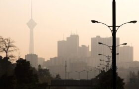 هوای تهران در مرز آلودگی؛ شاخص کیفیت هوا به عدد ۹۵ رسید