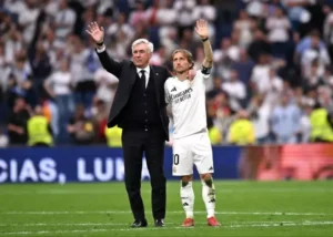 اشک‌های مودریچ و آنچلوتی در وداعی به‌یادماندنی در مادرید