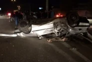 نیمی از واژگونی خودرو ها در تهران در شب رخ می دهد