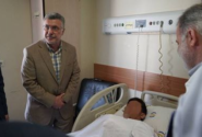 عارف و ظفرقندی از مجروحان حملات رژیم صهیونیستی عیادت کردند