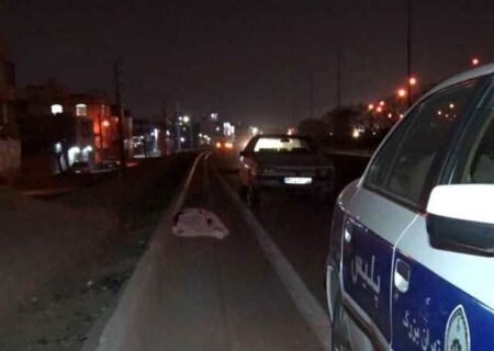 عبور غیر مجاز عابر پیاده از عرض بزرگراه باز هم حادثه مرگبار آفرید