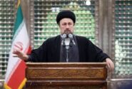 سیدحسن خمینی:یادگار امام: جامعه اسلامی باید مستقل باشد و هیچ قدرتی حق دخالت در سرنوشت ایران را ندارد