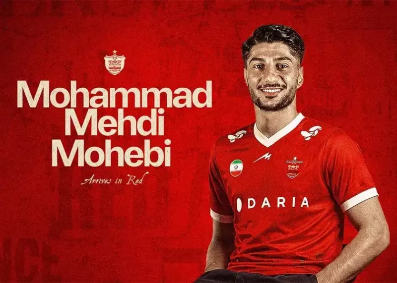 محمدمهدی محبی سه ساله بست/خرید جدید پرسپولیس